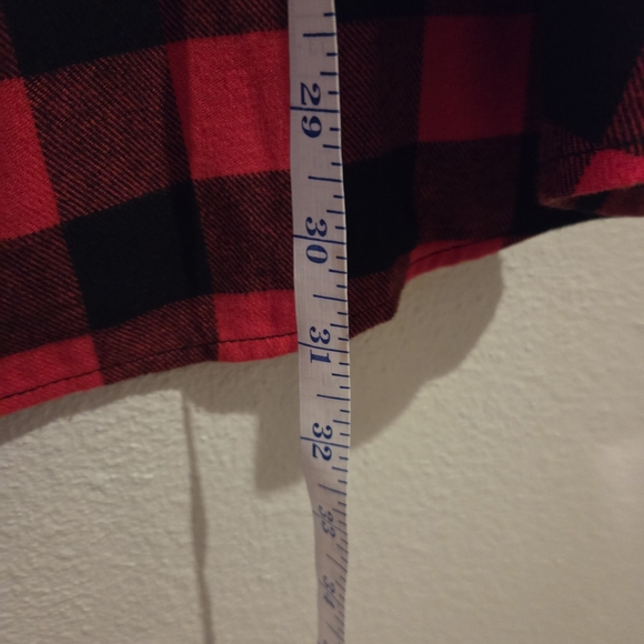 DKNY Red and Black Flannel Checkered Shirt 2X - Picture 5 of 5